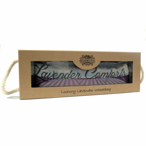 Luxury Lavender Wheat Bag in Gift Box - Lavender Comforts - Image 3