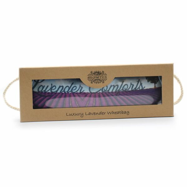 Luxury Lavender Wheat Bag in Gift Box - Lavender Comforts - Image 7