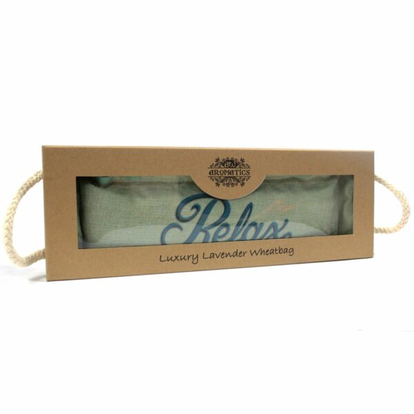 Luxury Lavender Wheat Bag in Gift Box - Blue Sky RELAX - Image 2