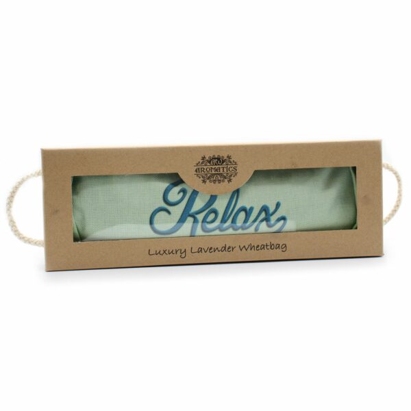 Luxury Lavender Wheat Bag in Gift Box - Blue Sky RELAX - Image 3