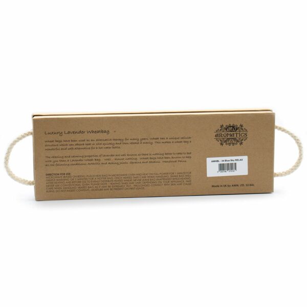 Luxury Lavender Wheat Bag in Gift Box - Blue Sky RELAX - Image 4