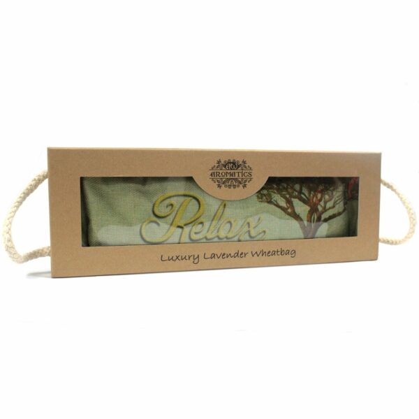 Luxury Lavender Wheat Bag in Gift Box - Cornfield RELAX - Image 2