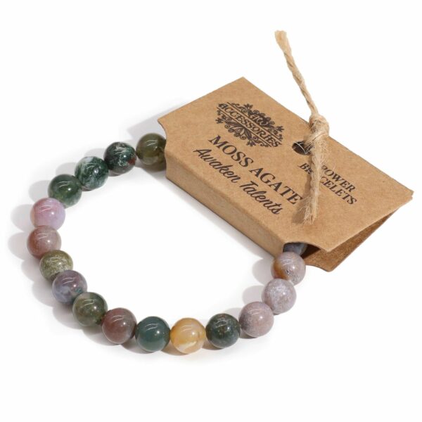 Power Bracelet - Moss Agate - Image 5