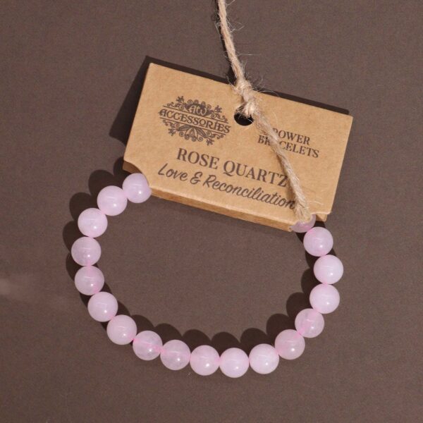Power Bracelet - Rose Quartz - Image 6