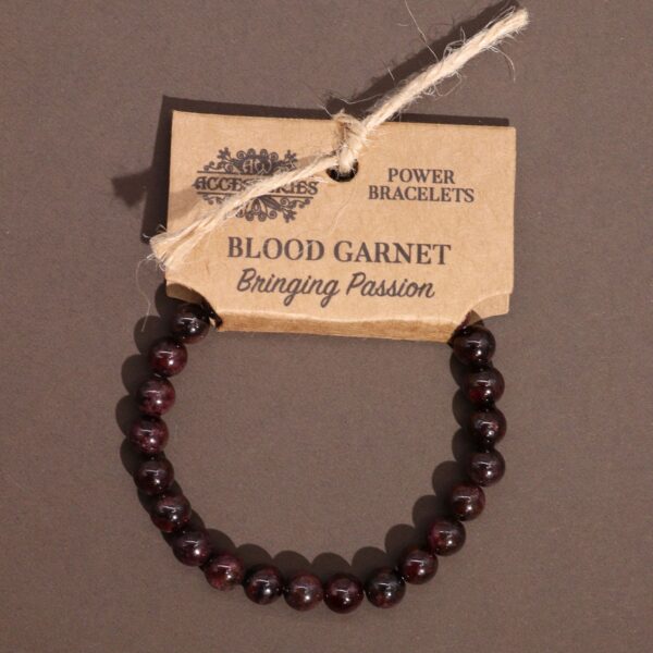 Power Bracelet - Blood Garnet - Image 6