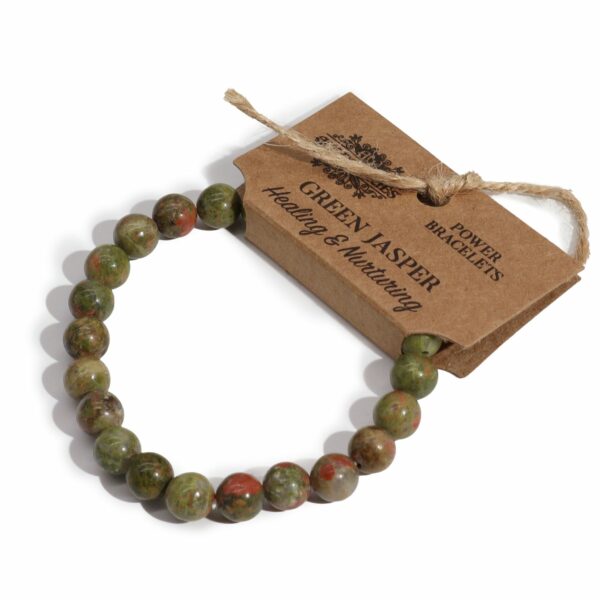 Power Bracelet - Green Jasper - Image 5