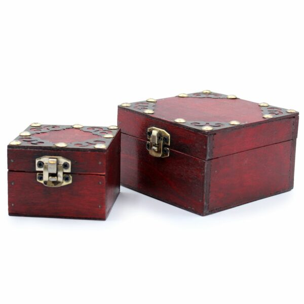 Set of 2 Gothic Square Boxes - Image 3