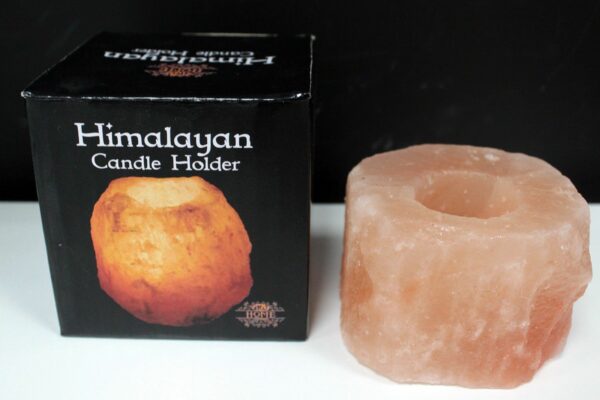Quality Natural Salt Candle Holder - Image 4