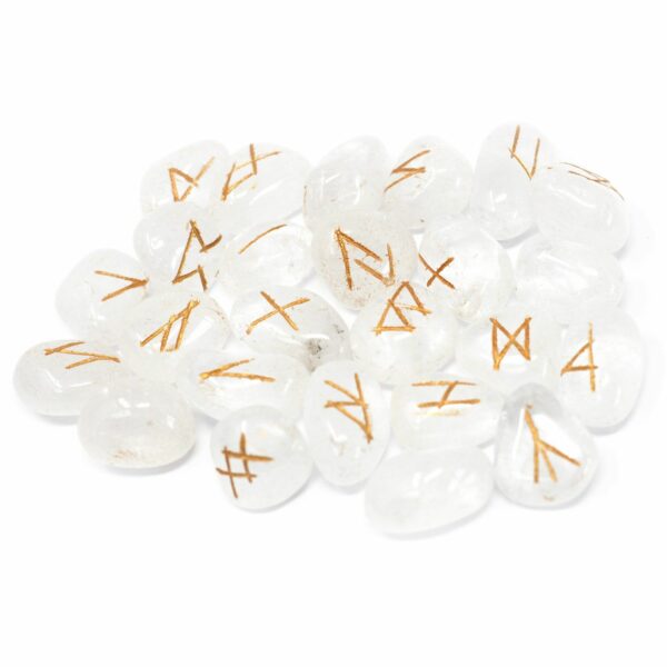Runes Stone Set in Pouch  - Crystal - Image 3