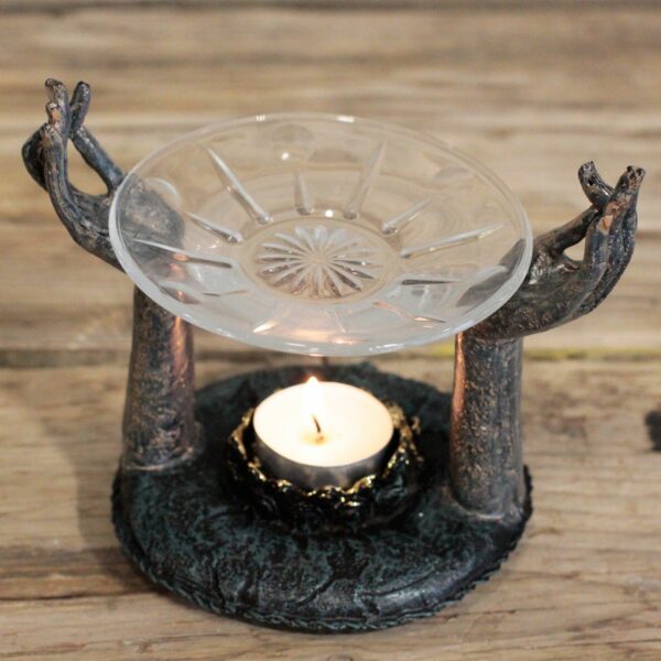 Antique Buddha - Om Hands Oil Burner - Image 4