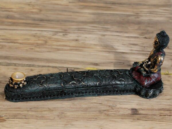 Antique Buddha - Incense Burner & Box - Image 4