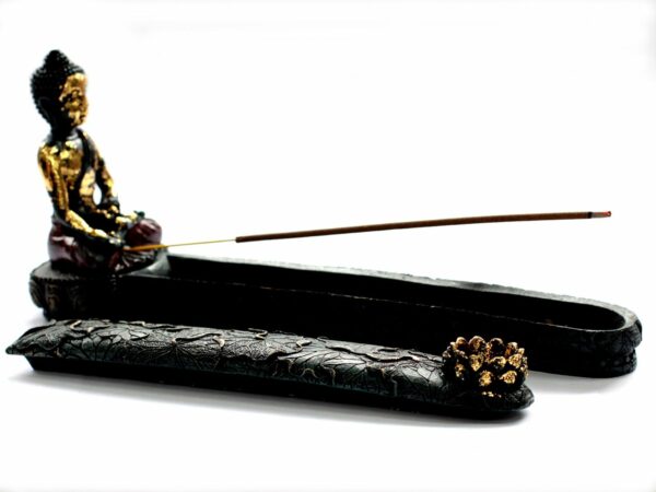 Antique Buddha - Incense Burner & Box - Image 5