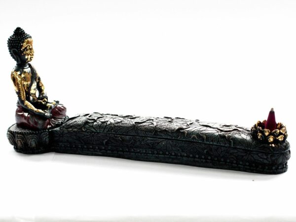 Antique Buddha - Incense Burner & Box - Image 6