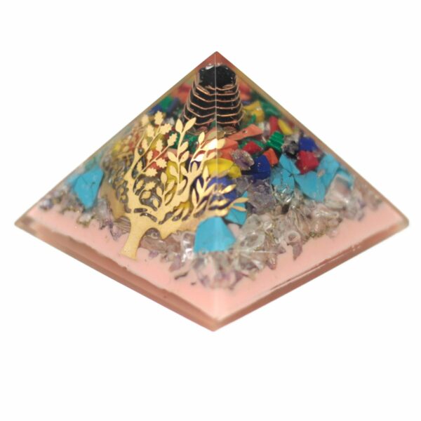 Lrg Organite Pyramid 70mm - Tree（earth base) - Image 2