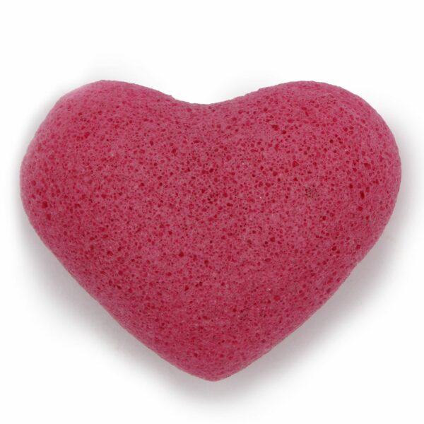 Konjac Heart Sponge - Rose - Image 11