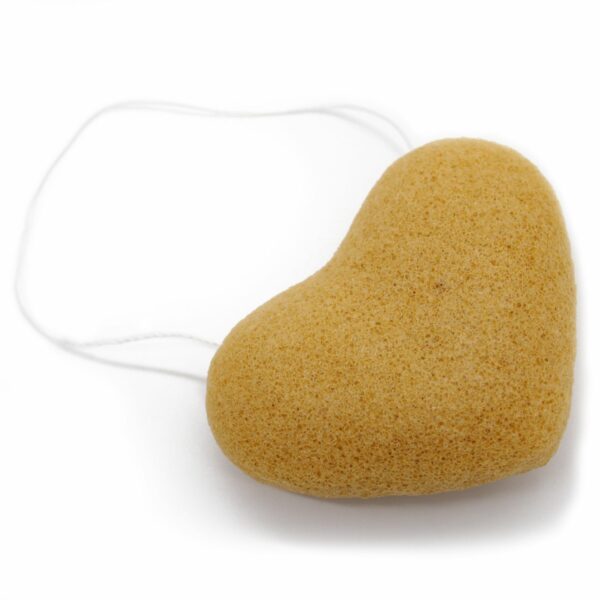 Konjac Heart Sponge - Peach - Image 10