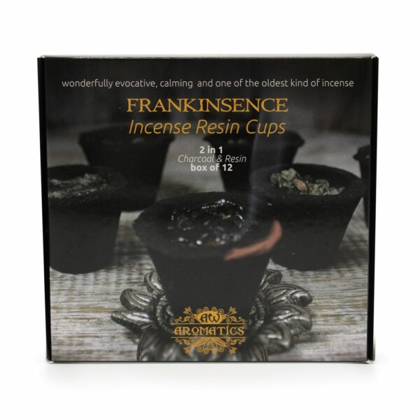 Box of 12 Resin Cups - Frankincense - Image 2