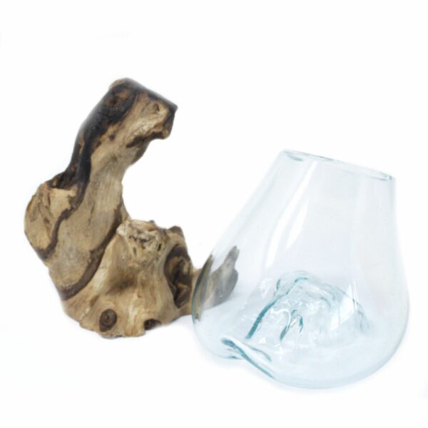 Molten Glass on Wood - Medium Bowl - Image 4