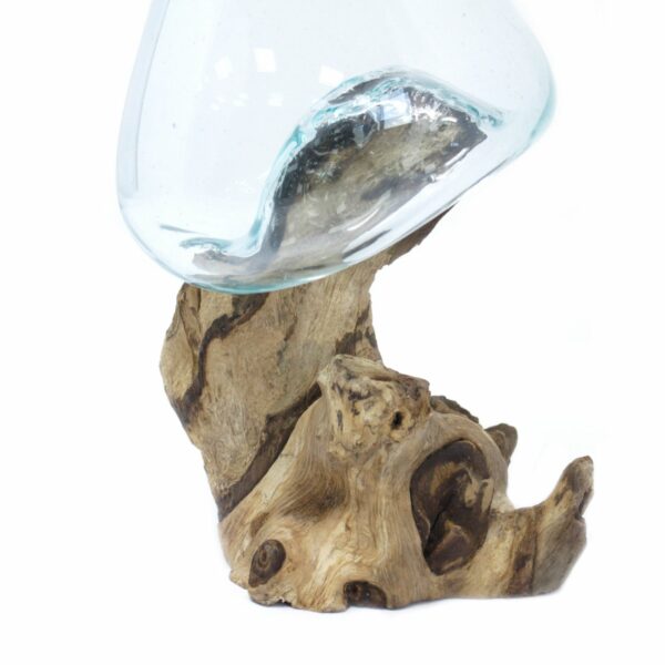 Molten Glass on Wood - Medium Bowl - Image 5