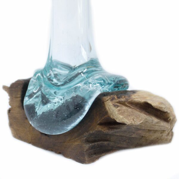 Molten Glass on Wood - Vase - Image 4