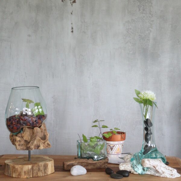 Molten Glass on Wood - Vase - Image 6