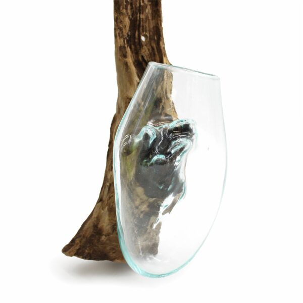 Molten Glass on Wood - Hanging Bowl - Image 6
