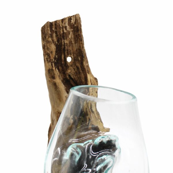 Molten Glass on Wood - Hanging Bowl - Image 7