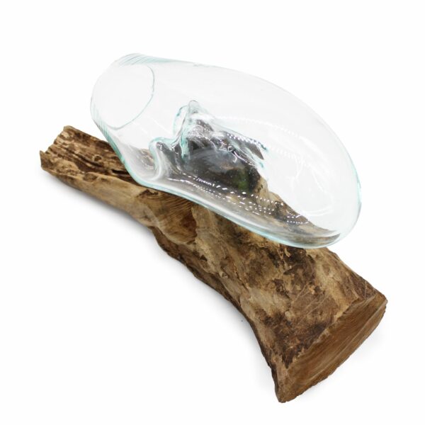 Molten Glass on Wood - Hanging Bowl - Image 8