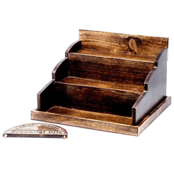 Essential/Fragrance Oil Mango Wood Stand - Image 3