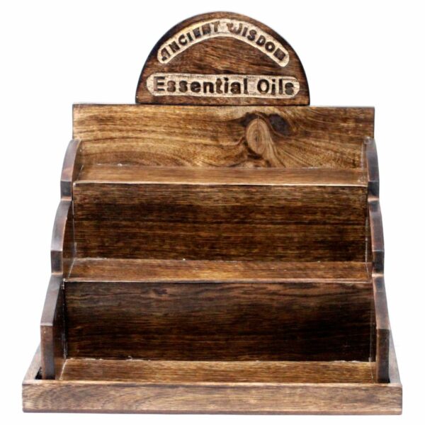 Essential/Fragrance Oil Mango Wood Stand - Image 4