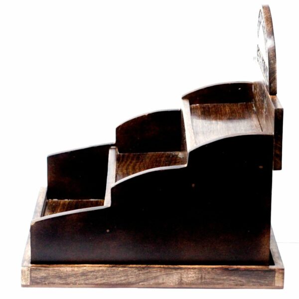 Essential/Fragrance Oil Mango Wood Stand - Image 5