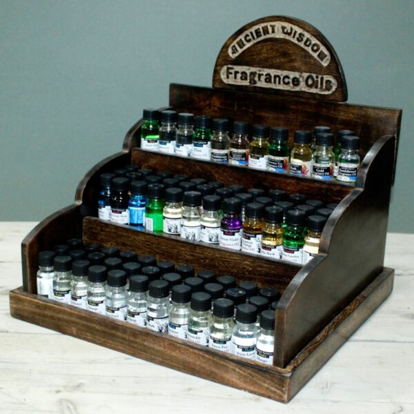 Essential/Fragrance Oil Mango Wood Stand - Image 6