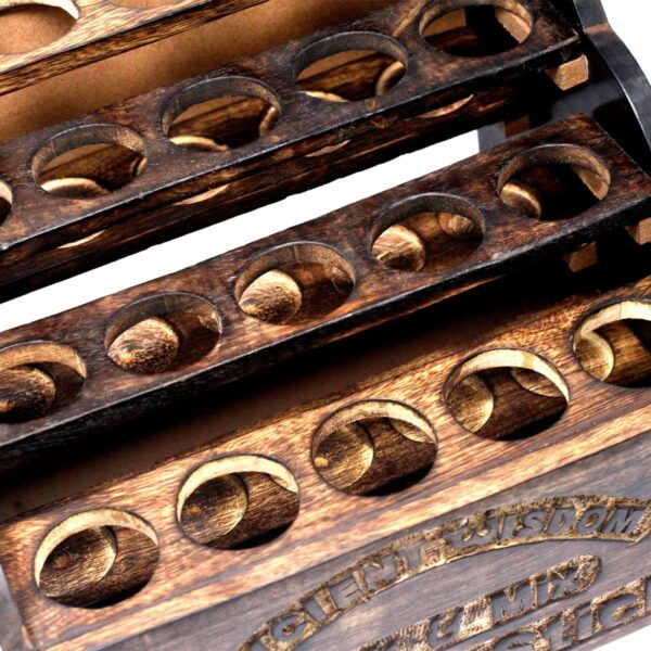 P&M Incense Mango Wood Display Stand - Image 4