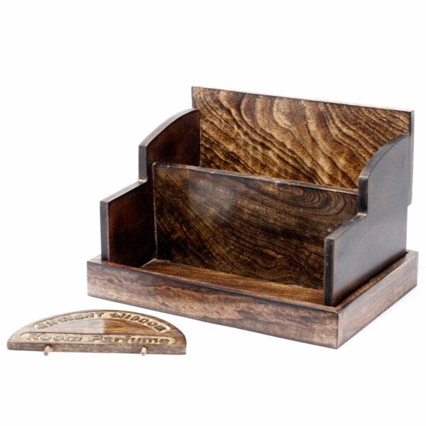 Room Perfume Display Stand - Mango Wood - Image 2