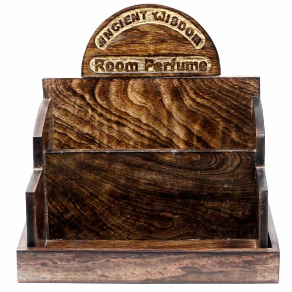 Room Perfume Display Stand - Mango Wood - Image 3