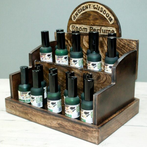 Room Perfume Display Stand - Mango Wood - Image 5