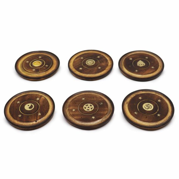 Mango Wood Disc 10cm (Cone & Incense) - Image 8