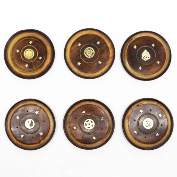 Mango Wood Disc 10cm (Cone & Incense) - Image 9