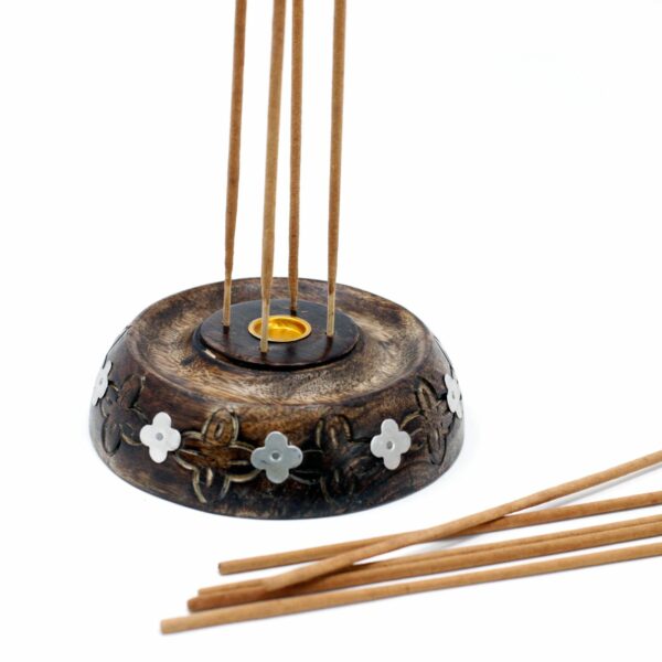 Cone & Stick Burner- Asst Design - Mango Wood - Image 5
