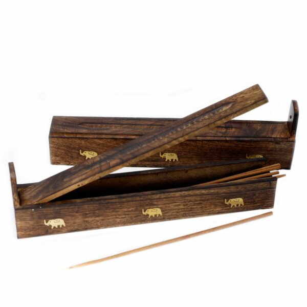 Mango Wood Incense Box - Assorted - Image 3