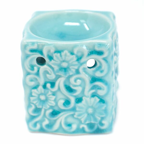 Classic Small Square Floral Oil Burners (aast) - Image 7