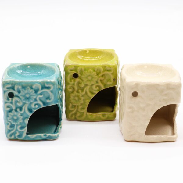 Classic Small Square Floral Oil Burners (aast) - Image 13