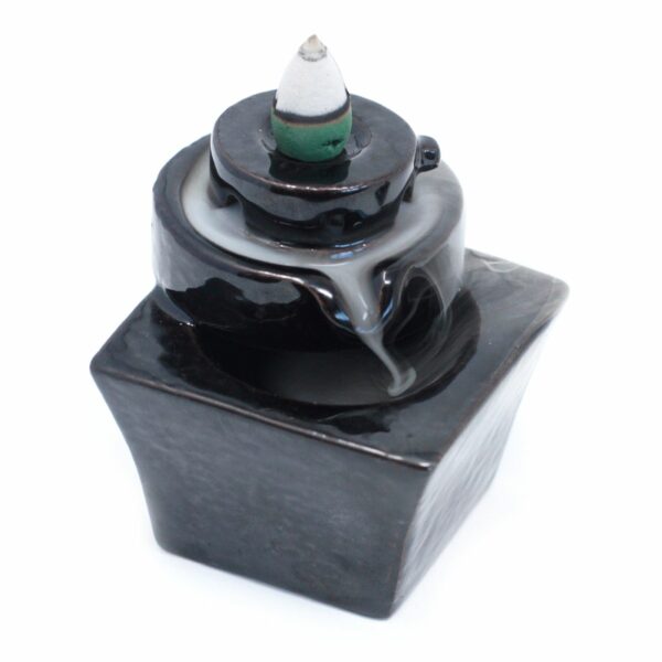 Back Flow Incense Burner - Round to Square - Image 2