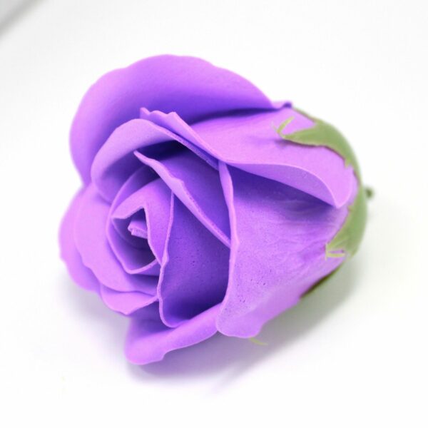 Craft Soap Flowers - Med Rose - Lavender - Image 2