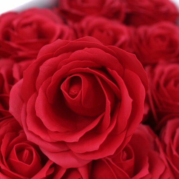 Craft Soap Flowers - Lrg Rose - Red - Image 2