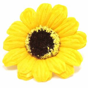 Craft Soap Flowers - Sml Sunflower - Yellow