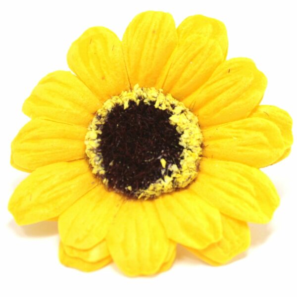 Craft Soap Flowers - Sml Sunflower - Yellow