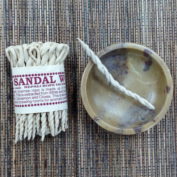 Pure Herbs Sandalwood & Spice Rope Incense - Image 4