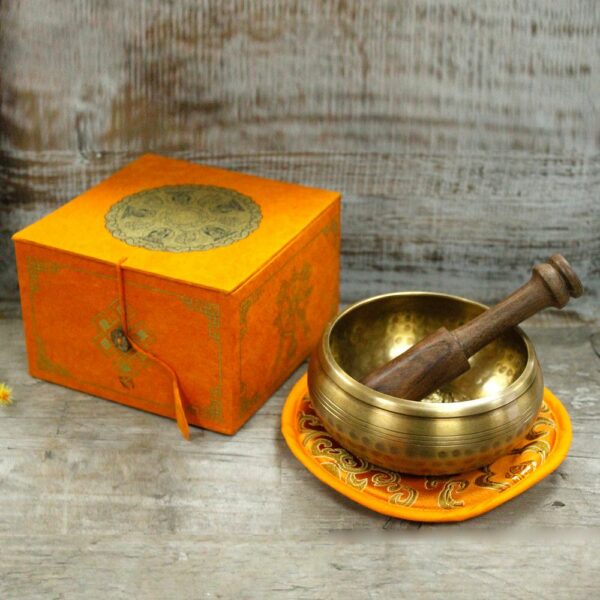 Five Buddha Singing Bowl Set 10cm (min 400gm) - Image 2