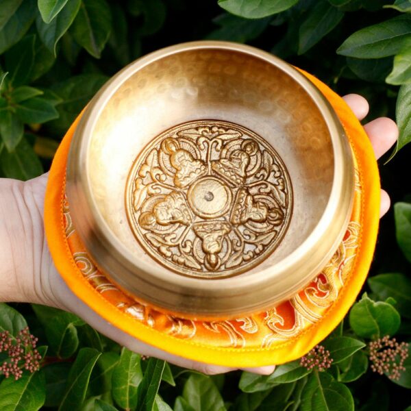 Five Buddha Singing Bowl Set 10cm (min 400gm) - Image 4